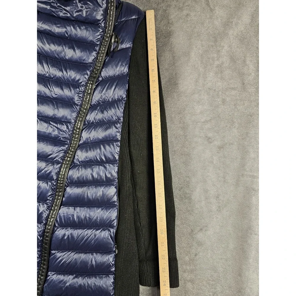 Calvin‎ Klein Performance Womens Small Navy Hybrid Puffer Duck Down Jacket Coat
